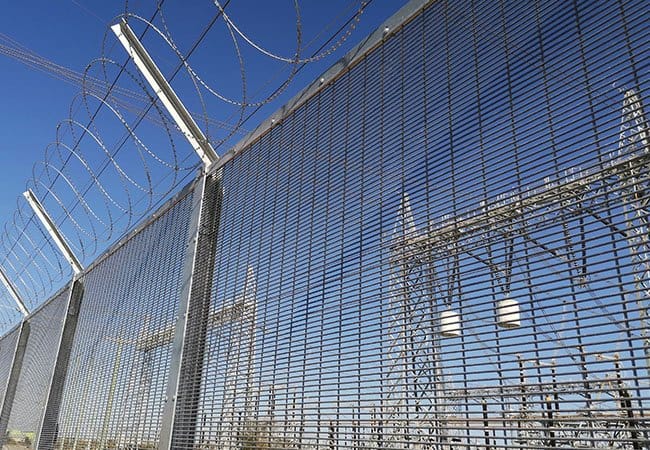 H Post Anti-Theft Fence