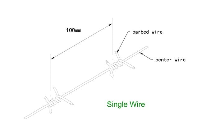 Single Strand Barbed Wire